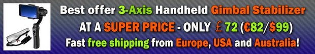 Best 3-Axis Handheld Gimbal Stabilizer