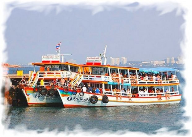 Ferries to Koh Larn near bali hai Pier in Pattaya