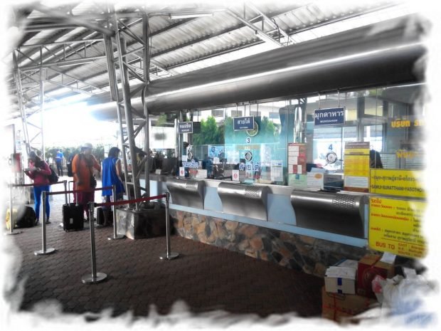 Ticket offices on North Pattaya bus station (buses to Bangkok and to Koh Samui)