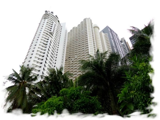 High-rise buildings near Wong Amat Beach - an excellent landmark!