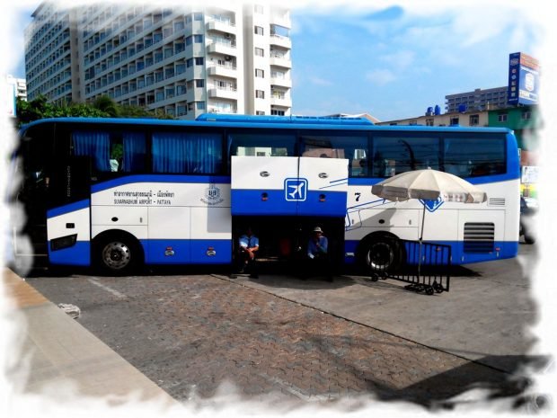 Bus to Suvarnabhumi Airport from the South Pattaya bus station