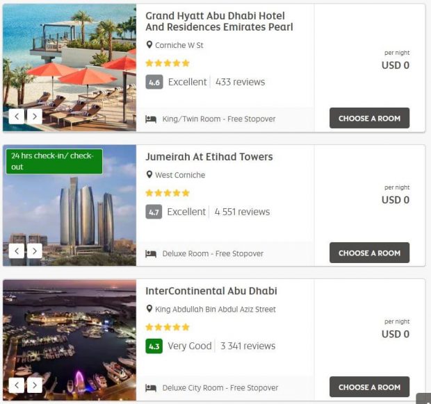 Five star hotels in Abu Dhabi - you can stay for free in any of them!