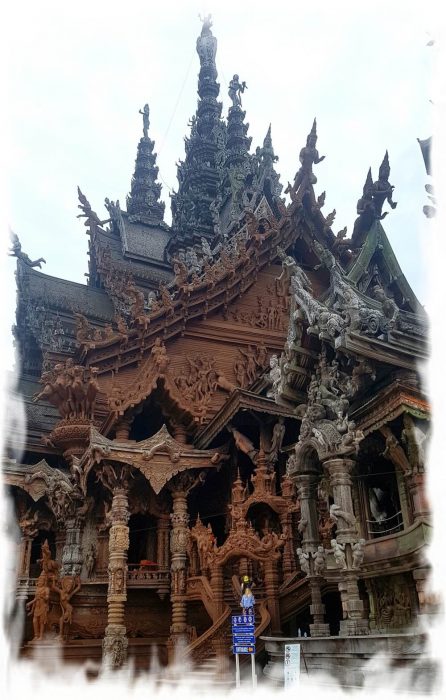 The Sanctuary of Truth in Pattaya needs constant restoration