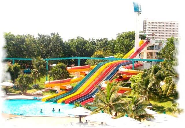 Waterpark at Pattaya Park hotel - inexpensive entertainment for kids